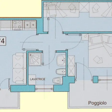 Apartment Casa Azzurra Pozza di Fassa